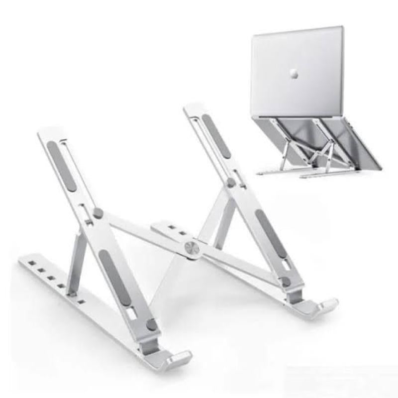 Foldable Metal Laptop Stand Adjustable Portable Laptop Holder for Desk Office & Travel