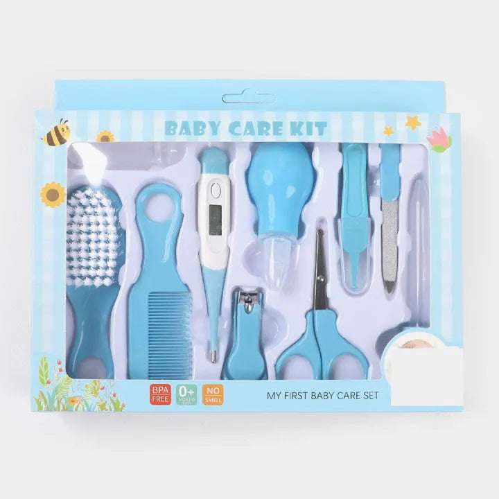 Baby Care Kit 8 Piece Baby Grooming & Manicure Set Newborn Nail Care Travel Case
