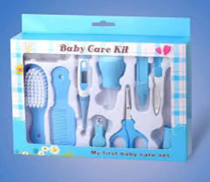 Baby Care Kit 8 Piece Baby Grooming & Manicure Set Newborn Nail Care Travel Case