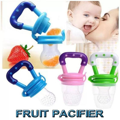 Baby Fruit Feeder Pacifier Silicone Fresh Fruit & Vegetable Feeding Teether for Infants