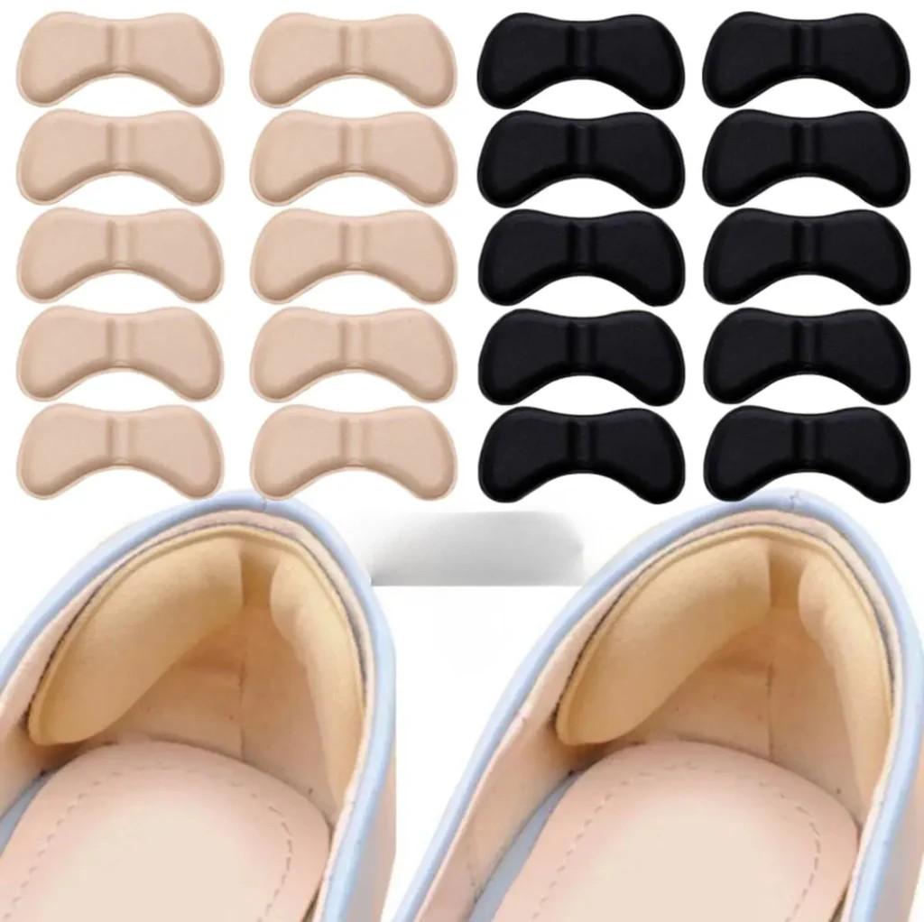 Butterfly Heel Pads Anti Slip Shoe Inserts Soft Heel Grips Cushion for Foot Comfort 1 Pair