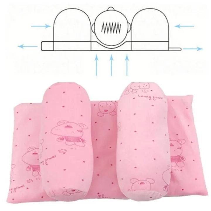 Infant Head Shaping Pillow Soft Newborn Baby Support Pillow for Comfortable Sleeping