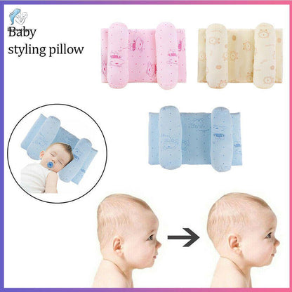 Infant Head Shaping Pillow Soft Newborn Baby Support Pillow for Comfortable Sleeping